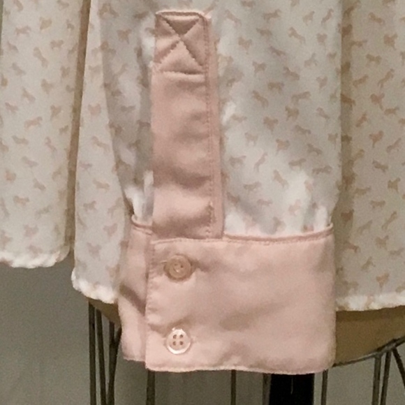 Free People Horse Blouse Novelty Womens White Pink - Picture 5 of 11